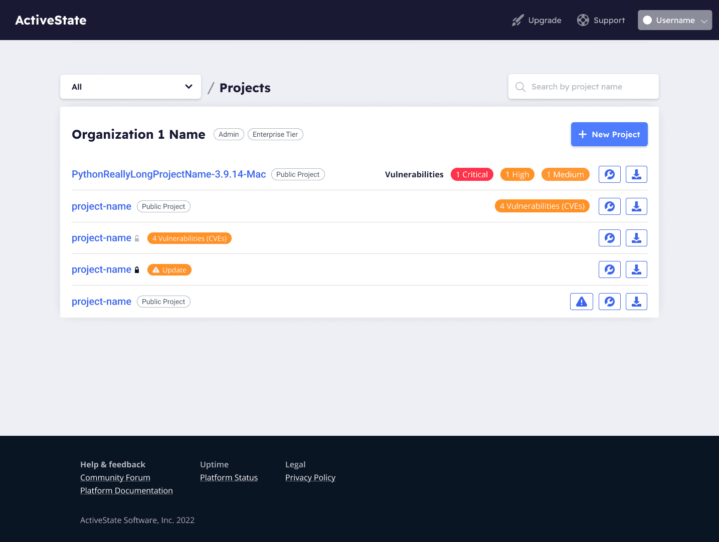 Security & Vulnerability Dashboard grid image 4