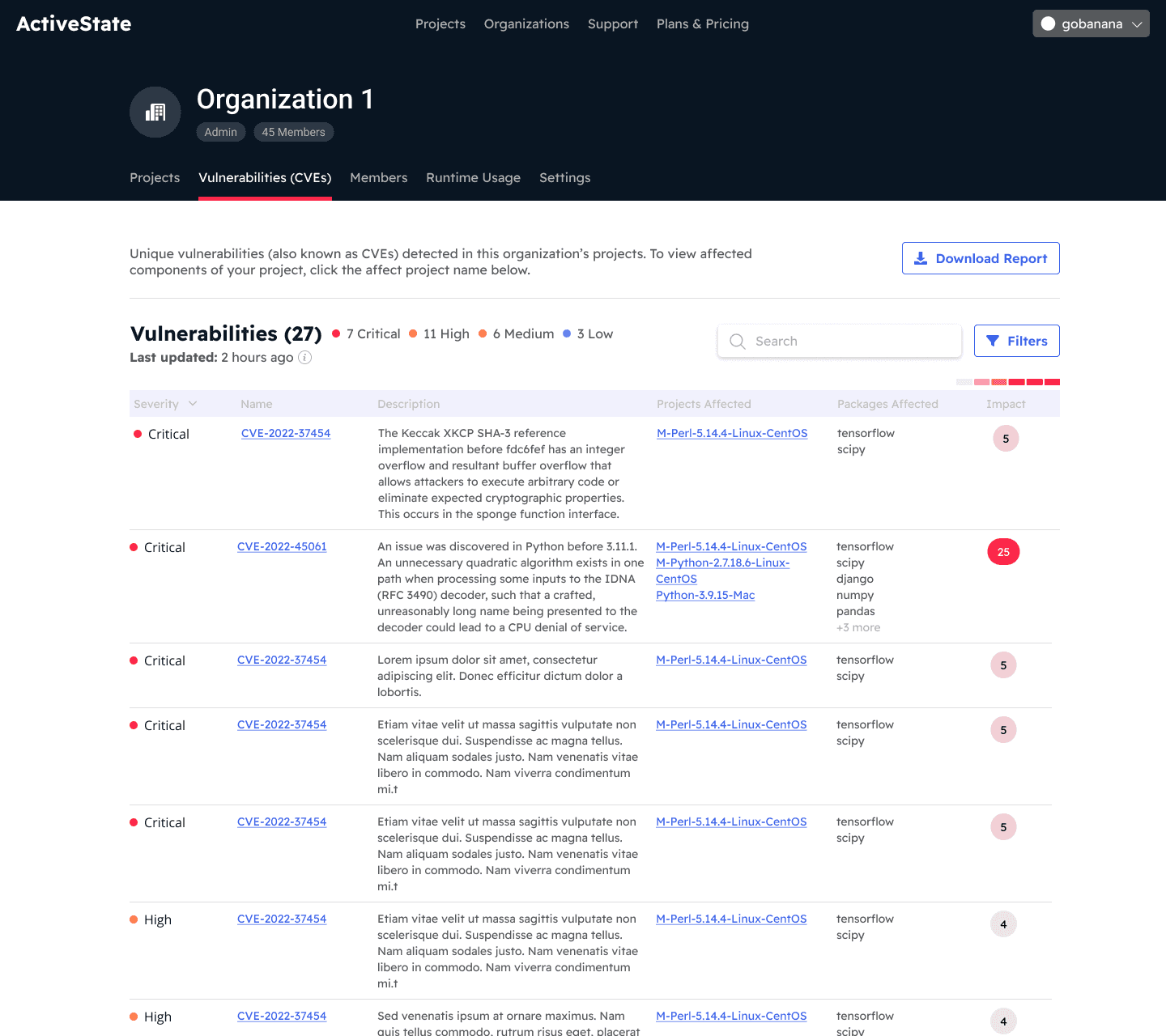 Security & Vulnerability Dashboard grid image 7
